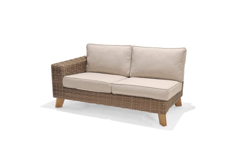 Utendørs møbelgruppe Lifestyle Garden Bahamas 2-seter & sjeselong venstre sofabord 110 - Hagemøbler & utemiljø - Hagegruppe - Sofagruppe utendørs