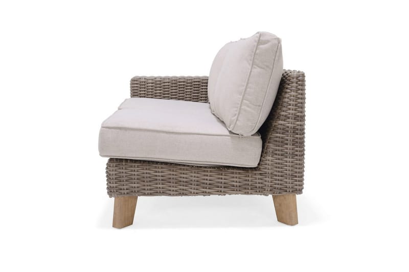 Utendørs møbelgruppe Lifestyle Garden Bahamas 2-seter & sjeselong venstre sofabord 110 - Hagemøbler & utemiljø - Hagegruppe - Sofagruppe utendørs