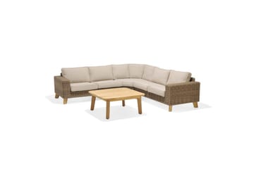 Utendørs møbelgruppe Lifestyle Garden Bahamas 2-seter venstre & høyre & hjørnestol & sofabord 100 - Hagemøbler & utemiljø - Hagegruppe - Sofagruppe utendørs