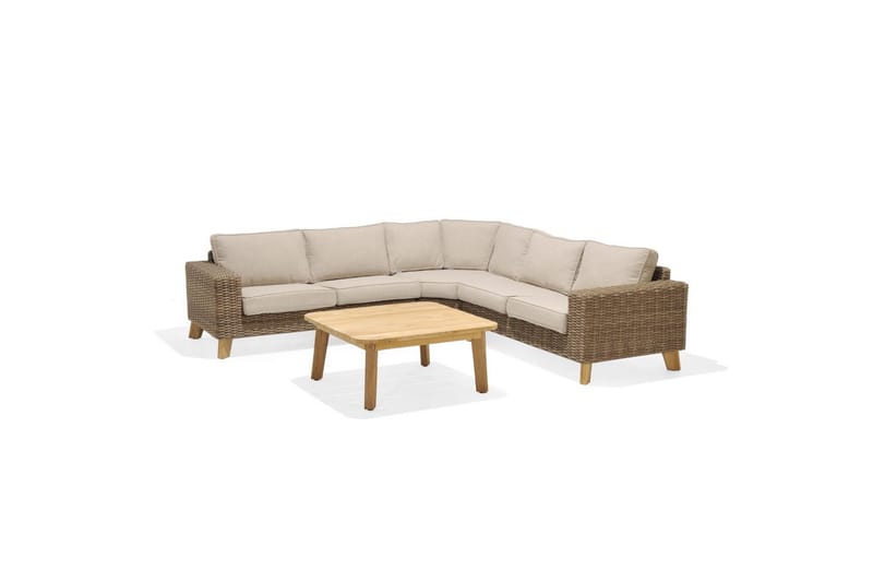 Utendørs møbelgruppe Lifestyle Garden Bahamas 2-seter venstre & høyre & hjørnestol & sofabord 100 - Hagemøbler & utemiljø - Hagegruppe - Sofagruppe utendørs