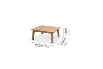Utendørs møbelgruppe Lifestyle Garden Bahamas 2-seter venstre & høyre & hjørnestol & sofabord 100 - Hagemøbler & utemiljø - Hagegruppe - Sofagruppe utendørs