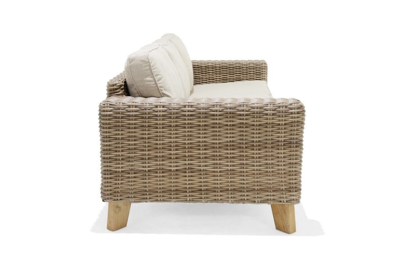Utendørs møbelgruppe Lifestyle Garden Bahamas 2 x 3-seter & sofabord 110 - Hagemøbler & utemiljø - Hagegruppe - Sofagruppe utendørs