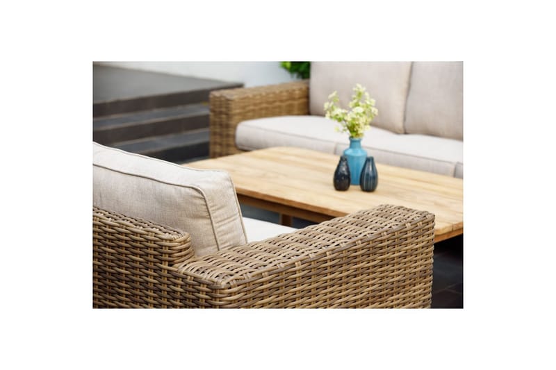 Utendørs møbelgruppe Lifestyle Garden Bahamas 2 x 3-seter & sofabord 110 - Hagemøbler & utemiljø - Hagegruppe - Sofagruppe utendørs
