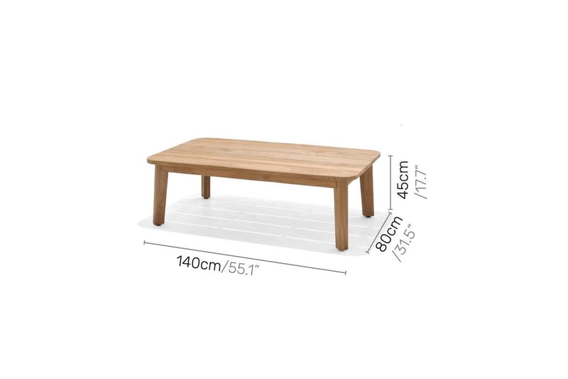 Utendørs møbelgruppe Lifestyle Garden Bahamas 2 x lenestol & 3-seter & sofabord 140 - Hagemøbler & utemiljø - Hagegruppe - Sofagruppe utendørs
