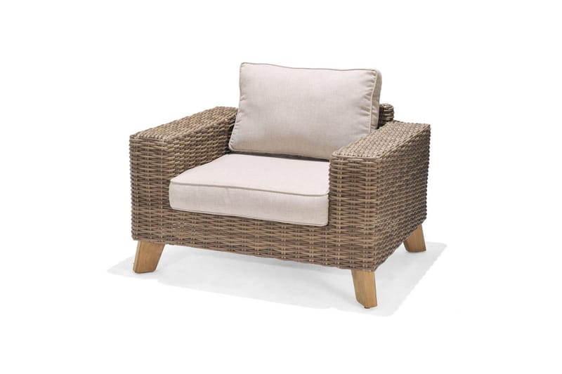 Utendørs møbelgruppe Lifestyle Garden Bahamas 2 x lenestol & 3-seter & sofabord 140 - Hagemøbler & utemiljø - Hagegruppe - Sofagruppe utendørs