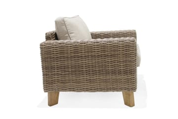 Utendørs møbelgruppe Lifestyle Garden Bahamas 2 x lenestol & 3-seter & sofabord 140 - Hagemøbler & utemiljø - Hagegruppe - Sofagruppe utendørs