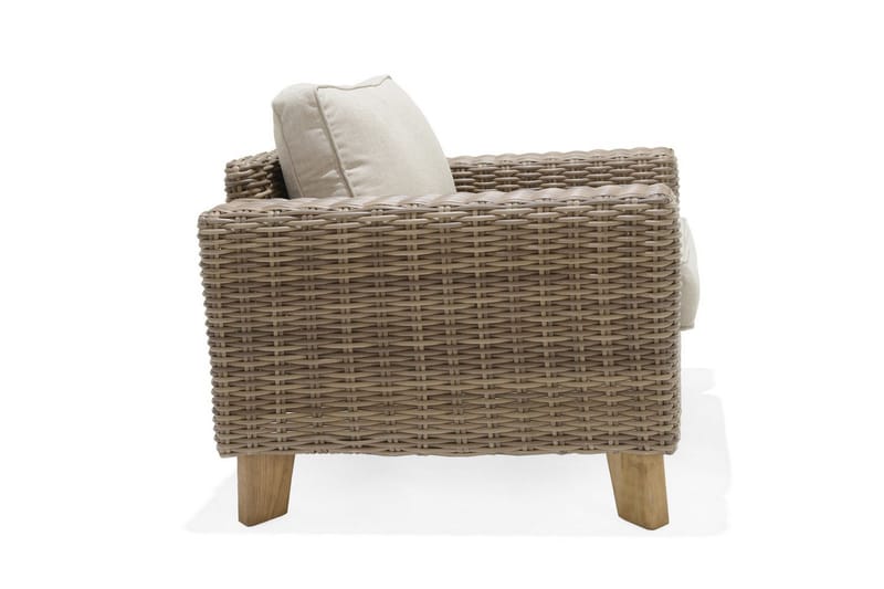 Utendørs møbelgruppe Lifestyle Garden Bahamas 2 x lenestol & 3-seter & sofabord 140 - Hagemøbler & utemiljø - Hagegruppe - Sofagruppe utendørs
