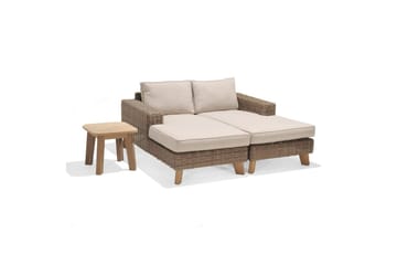 Utendørs møbelgruppe Lifestyle Garden Bahamas sjeselong venstre & høyre & kaffebord 50s - Hagemøbler & utemiljø - Hagegruppe - Cafemøbler & cafesett
