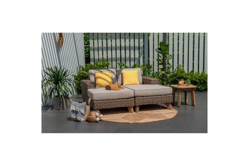 Utendørs møbelgruppe Lifestyle Garden Bahamas sjeselong venstre & høyre & kaffebord 50s - Hagemøbler & utemiljø - Hagegruppe - Cafemøbler & cafesett