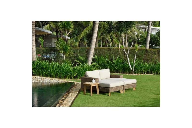 Utendørs møbelgruppe Lifestyle Garden Bahamas sjeselong venstre & høyre & kaffebord 50s - Hagemøbler & utemiljø - Hagegruppe - Cafemøbler & cafesett