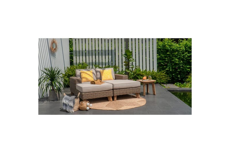 Utendørs møbelgruppe Lifestyle Garden Bahamas sjeselong venstre & høyre & kaffebord 50s - Hagemøbler & utemiljø - Hagegruppe - Cafemøbler & cafesett