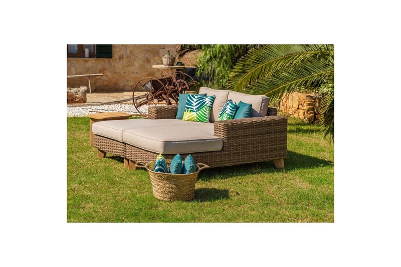 Utendørs møbelgruppe Lifestyle Garden Bahamas sjeselong venstre & høyre - Hagemøbler & utemiljø - Hagegruppe - Sofagruppe utendørs