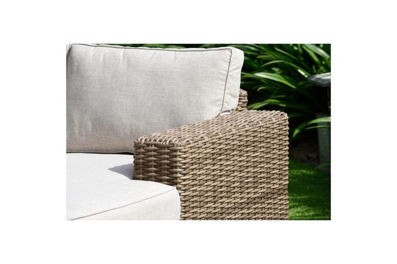 Utendørs møbelgruppe Lifestyle Garden Barbados 2-seter & sjeselong venstre sofabord 110 - Hagemøbler & utemiljø - Hagegruppe - Sofagruppe utendørs