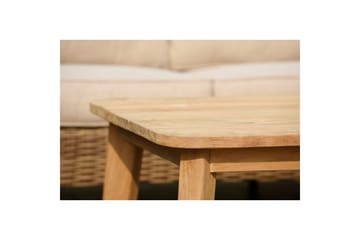 Utendørs møbelgruppe Lifestyle Garden Barbados 2-seter & sjeselong venstre sofabord 110 - Hagemøbler & utemiljø - Hagegruppe - Sofagruppe utendørs