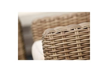 Utendørs møbelgruppe Lifestyle Garden Barbados 2-seter & sjeselong venstre sofabord 110 - Hagemøbler & utemiljø - Hagegruppe - Sofagruppe utendørs