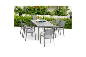 Utendørs møbelgruppe Lifestyle Garden Solana 163 cm 4 Carver stoler - 4 Carver stoler - Hagemøbler & utemiljø - Hagegruppe - Spisegrupper hage