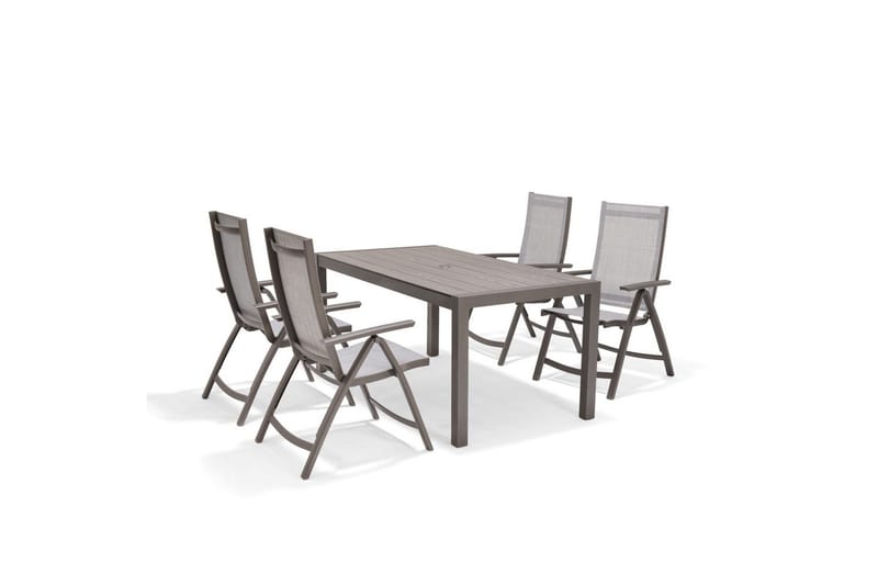 Utendørs møbelgruppe Lifestyle Garden Solana 163 cm 4 posisjonsstoler - 4 posisjonsstoler - Hagemøbler & utemiljø - Hagegruppe - Spisegrupper hage