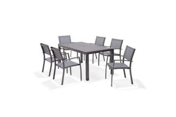 Utendørs møbelgruppe Lifestyle Garden Solana 163 cm 6 snekkerstoler - 6 snekkerstoler - Hagemøbler & utemiljø - Hagegruppe - Spisegrupper hage
