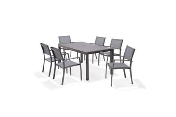 Utendørs møbelgruppe Lifestyle Garden Solana 163 cm 6 snekkerstoler - 6 snekkerstoler - Hagemøbler & utemiljø - Hagegruppe - Spisegrupper hage