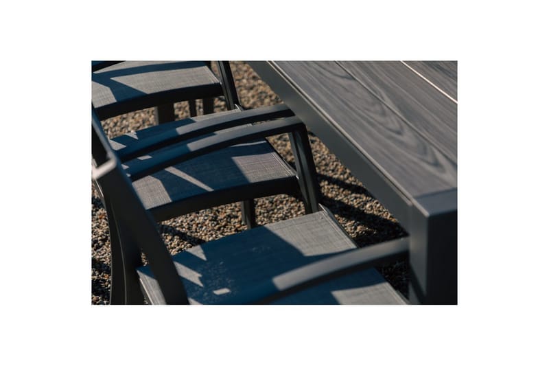 Utendørs møbelgruppe Lifestyle Garden Solana 201 cm 6 snekkerstoler - 6 snekkerstoler - Hagemøbler & utemiljø - Hagegruppe - Spisegrupper hage