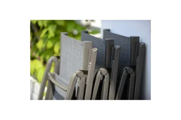 Utendørs møbelgruppe Lifestyle Garden Solana 201 cm 6 posisjons stoler - 6 posisjons stoler - Hagemøbler & utemiljø - Hagegruppe - Spisegrupper hage