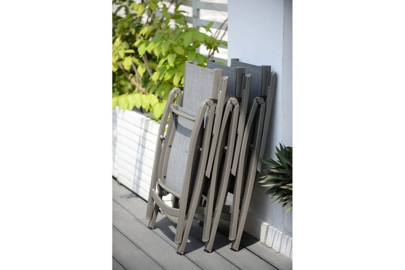 Utendørs møbelgruppe Lifestyle Garden Solana 201 cm 6 posisjons stoler - 6 posisjons stoler - Hagemøbler & utemiljø - Hagegruppe - Spisegrupper hage