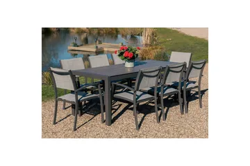 Utendørs møbelgruppe Lifestyle Garden Solana 201 cm 8 carver stoler - 8 carver stoler - Hagemøbler & utemiljø - Hagegruppe - Spisegrupper hage