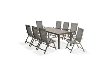 Utendørs møbelgruppe Lifestyle Garden Solana 201 cm 8 posisjonslenestol - 8 posisjonslenestol - Hagemøbler & utemiljø - Hagegruppe - Spisegrupper hage