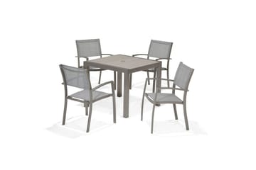 Utendørs møbelgruppe Lifestyle Garden Solana 88 cm 4 Carver stoler - 4 Carver stoler - Hagemøbler & utemiljø - Hagegruppe - Spisegrupper hage