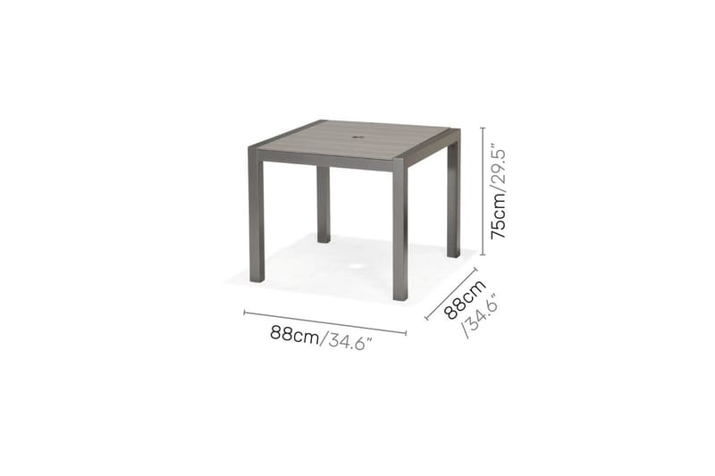 Utendørs møbelgruppe Lifestyle Garden Solana 88 cm 4 posisjonsstoler - 4 posisjonsstoler - Hagemøbler & utemiljø - Hagegruppe - Spisegrupper hage