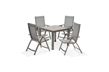 Utendørs møbelgruppe Lifestyle Garden Solana 88 cm 4 posisjonsstoler - 4 posisjonsstoler - Hagemøbler & utemiljø - Hagegruppe - Spisegrupper hage