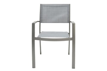 Utendørs møbelgruppe Lifestyle Garden Solana bistro bord + 2 x stabelbar lenestol - Hagemøbler & utemiljø - Hagegruppe - Cafemøbler & cafesett