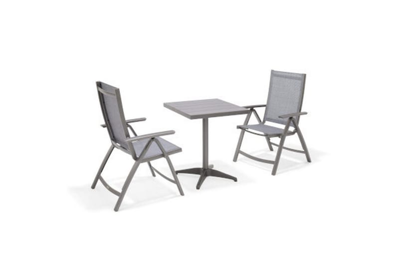 Utendørs møbelgruppe Lifestyle Garden Solana bistro bord + 2 x pos. lenestol - Hagemøbler & utemiljø - Hagegruppe - Cafemøbler & cafesett