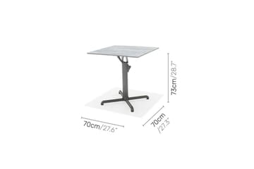 Utendørs møbelgruppe Lifestyle Garden Solana bistro bord + 2 x pos. lenestol - Hagemøbler & utemiljø - Hagegruppe - Cafemøbler & cafesett