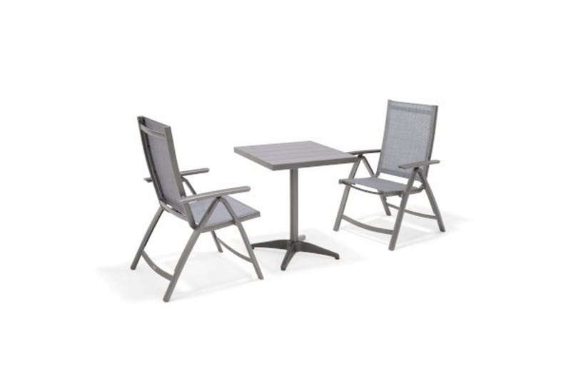 Utendørs møbelgruppe Lifestyle Garden Solana bistro bord + 2 x pos. lenestol