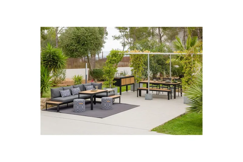 Utendørs møbelgruppe Lifestyle Garden Portals 2-seter og 3-seter modulsofa og salongbord - Hagemøbler & utemiljø - Hagegruppe - Sofagruppe utendørs