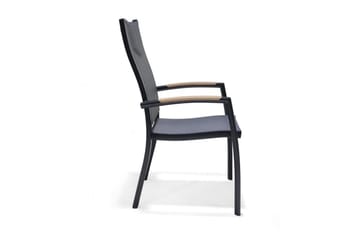 Utendørs møbelgruppe Lifestyle Garden Panama 210-300 cm 6 stablebar stoler + 2 posisjons stoler - 6 stablebar stoler + 2 posisjons stoler - Hagemøbler & utemiljø - Hagegruppe - Spisegrupper hage