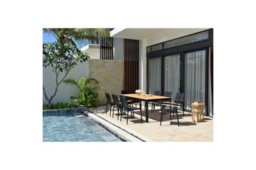 Utend ørs møbelgruppe Lifestyle Garden Portals 209 cm 8 lette carver-stoler - 8 lette carver-stoler - Hagemøbler & utemiljø - Hagegruppe - Spisegrupper hage