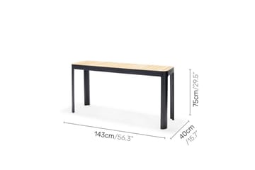 Utendørs møbelgruppe Lifestyle Garden Portals balkongbord & 2 stoler - Hagemøbler & utemiljø - Hagegruppe - Cafemøbler & cafesett