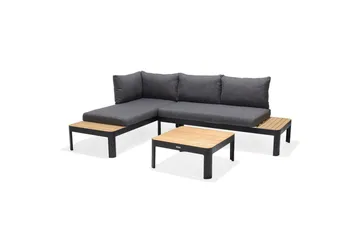 Utendørs møbelgruppe Lifestyle Garden Portals 2x 2-seters modulsofa & sofabord - Hagemøbler & utemiljø - Hagegruppe - Sofagruppe utendørs