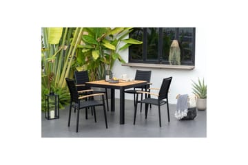 Utendørs møbelgruppe Lifestyle Garden Portals 95 cm 4 lite Carver stoler - 4 lite Carver stoler - Hagemøbler & utemiljø - Hagegruppe - Spisegrupper hage