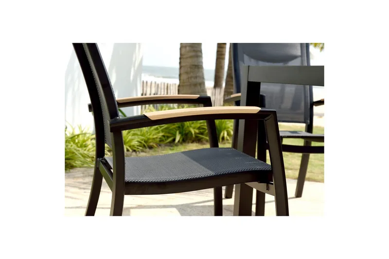 Utendørs møbelgruppe Lifestyle Garden Panama 90 cm 4 stablebare lenestoler - 4 stablebare lenestoler - Hagemøbler & utemiljø - Hagegruppe - Spisegrupper hage