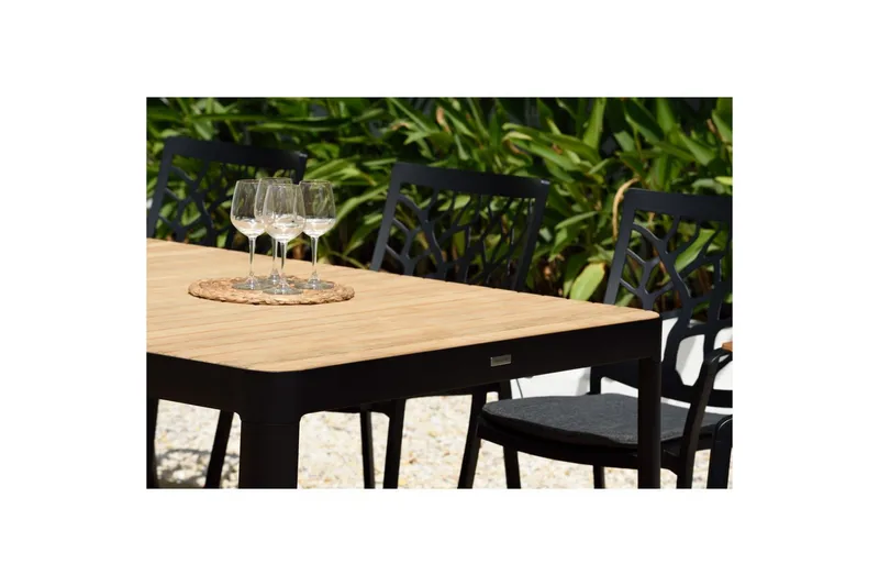 Utendørs møbelgruppe Lifestyle Garden Portals 209 cm 8 trebearbeidingsstoler - 8 trebearbeidingsstoler - Hagemøbler & utemiljø - Hagegruppe - Spisegrupper hage