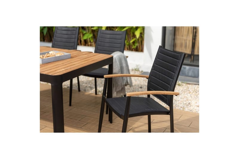 Utendørs møbelgruppe Lifestyle Garden Portals 161 cm 4 lite Carver stoler - 4 lite Carver stoler - Hagemøbler & utemiljø - Hagegruppe - Spisegrupper hage