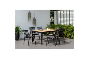 Utendørs møbelgruppe Lifestyle Garden Portals 161 cm 4 Carver stoler - 4 Carver stoler - Hagemøbler & utemiljø - Hagegruppe - Spisegrupper hage