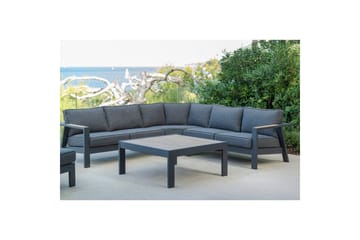 Utendørs møbelgruppe Lifestyle Garden PALAU 2-seter høyre & venstre + hjørnesofa stol + sofabord 100 cm - Hagemøbler & utemiljø - Hagegruppe - Sofagruppe utendørs