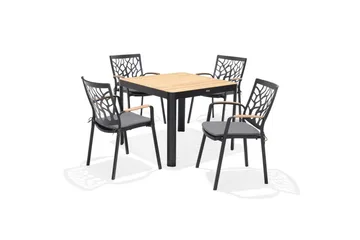 Utendørs møbelgruppe Lifestyle Garden Portals 95 cm 4 hage stoler - 4 hage stoler - Hagemøbler & utemiljø - Hagegruppe - Spisegrupper hage