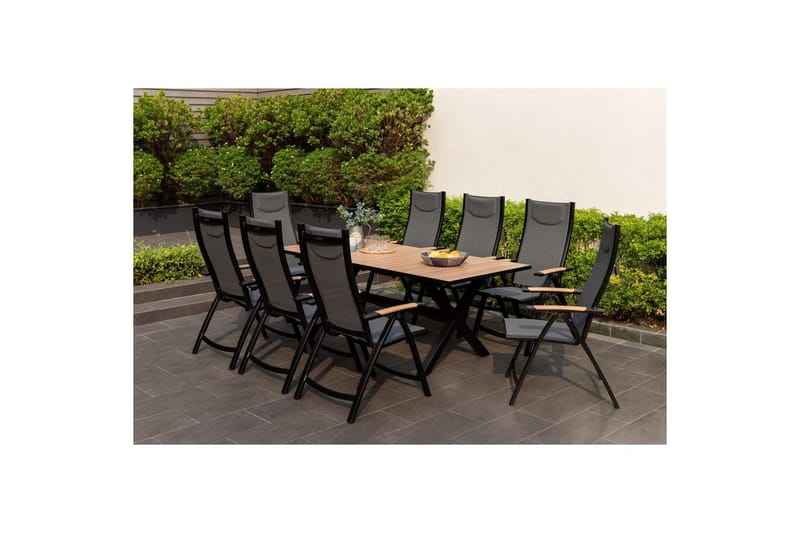 Utendørs møbelgruppe Lifestyle Garden Panama 200 cm 8 posisjonslenestol - 8 posisjonslenestol - Hagemøbler & utemiljø - Hagegruppe - Spisegrupper hage