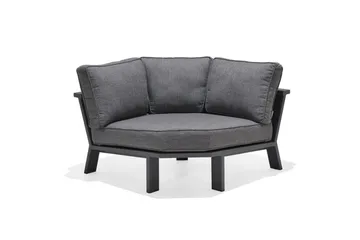 Utendørs møbelgruppe Lifestyle Garden PALAU 2-seter høyre & venstre + 2x hjørnesofa stol + 2x sidestol + sofabord 100 cm - Hagemøbler & utemiljø - Hagegruppe - Sofagruppe utendørs
