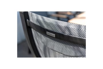 Utendørs møbelgruppe Lifestyle Garden Panama 200 cm 6 stablebar stoler + 2 posisjons stoler - 6 stablebar stoler + 2 posisjons stoler - Hagemøbler & utemiljø - Hagegruppe - Spisegrupper hage